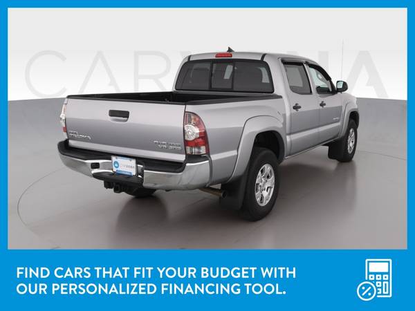 2015 Toyota Tacoma Double Cab PreRunner Pickup 4D 5 ft pickup Silver for sale in Zanesville, OH – photo 8