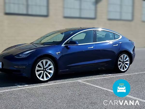 2019 Tesla Model 3 Standard Range Plus Sedan 4D sedan Blue - FINANCE... for sale in Greensboro, NC – photo 3
