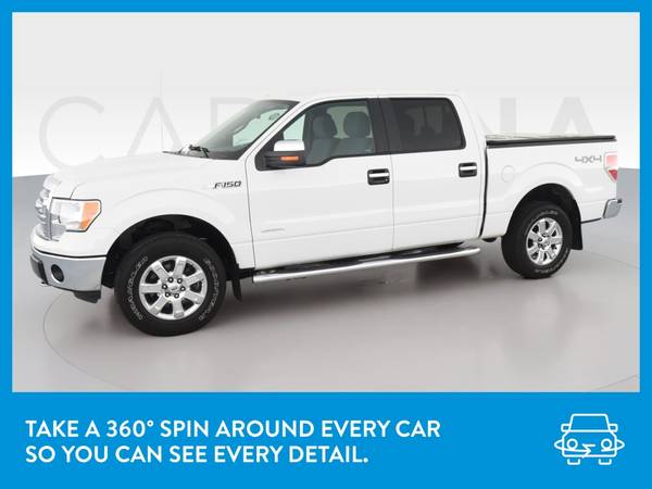 2013 Ford F150 SuperCrew Cab XLT Pickup 4D 5 1/2 ft pickup White for sale in Columbia, SC – photo 3