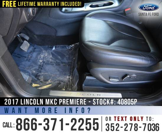 *** 2017 LINCOLN MKC PREMIERE *** Remote Start - Leather Seats... for sale in Alachua, GA – photo 13