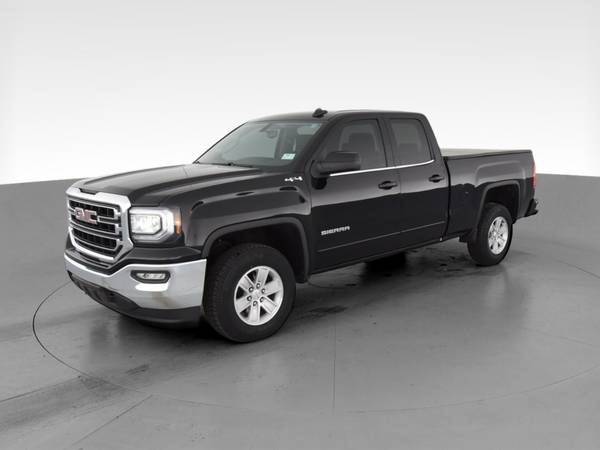 2018 GMC Sierra 1500 Double Cab SLE Pickup 4D 6 1/2 ft pickup Black... for sale in Green Bay, WI – photo 3