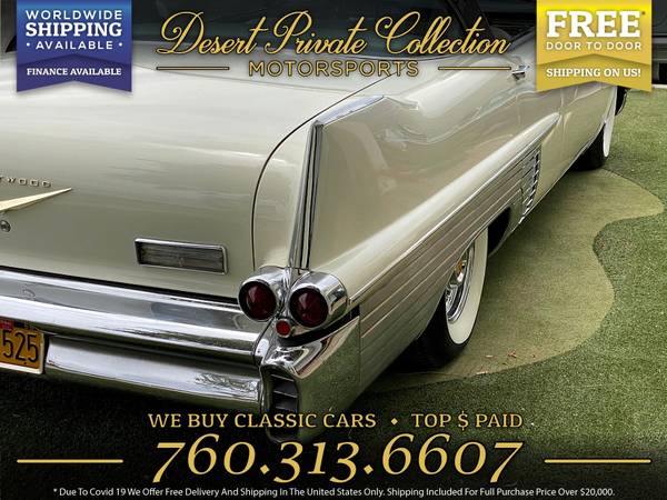 1957 Cadillac Fleetwood Restored Sedan with 52, 349 original miles for sale in Palm Desert, NY – photo 9