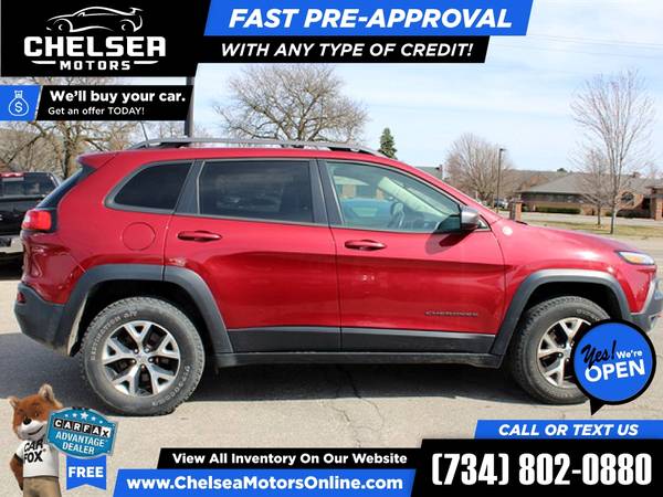 318/mo - 2016 Jeep Cherokee Trailhawk 4WD! 4 WD! 4-WD! - Easy for sale in Chelsea, MI – photo 10