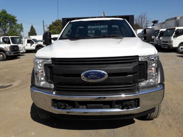 2018 FORD F550 16ft STAKE FLATBED WITH LIFTGATE 6 8L V10 MILES for sale in San Jose, CA – photo 4