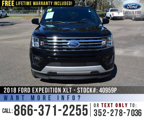 2018 FORD EXPEDITION XLT SiriusXM, Running Boards, Leather for sale in Alachua, FL – photo 2