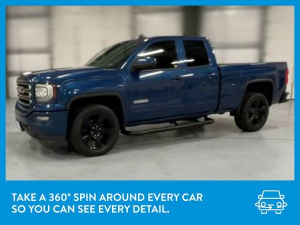 2017 GMC Sierra 1500 Double Cab Pickup 4D 6 1/2 ft pickup Blue for sale in South El Monte, CA – photo 3