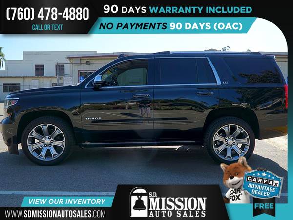 2015 Chevrolet Tahoe LTZ FOR ONLY $595/mo! - cars & trucks - by... for sale in Vista, CA – photo 7