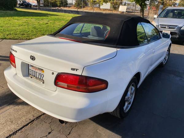 1997 TOYOYA CELICA GT MANUAL CONVERTABLE WHITE VERY CLEAN - cars &... for sale in Sacramento , CA – photo 6