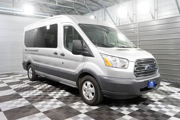 2017 Ford Transit 350 Wagon XLT w/Medium Roof w/Sliding Side Door for sale in Sykesville, MD – photo 3