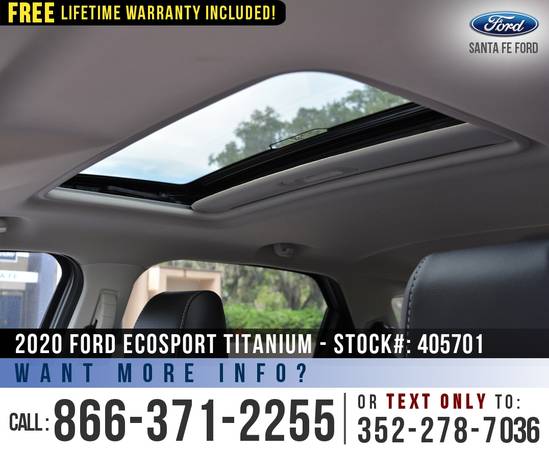 20 Ford EcoSport Titanium SAVE Over 7, 000 off MSRP! - cars for sale in Alachua, FL – photo 14