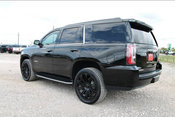 2017 GMC YUKON SLT 4X4 - LOADED - 22s - BLK ON BLK - NAV - LOW... for sale in Liberty Hill, IN – photo 7