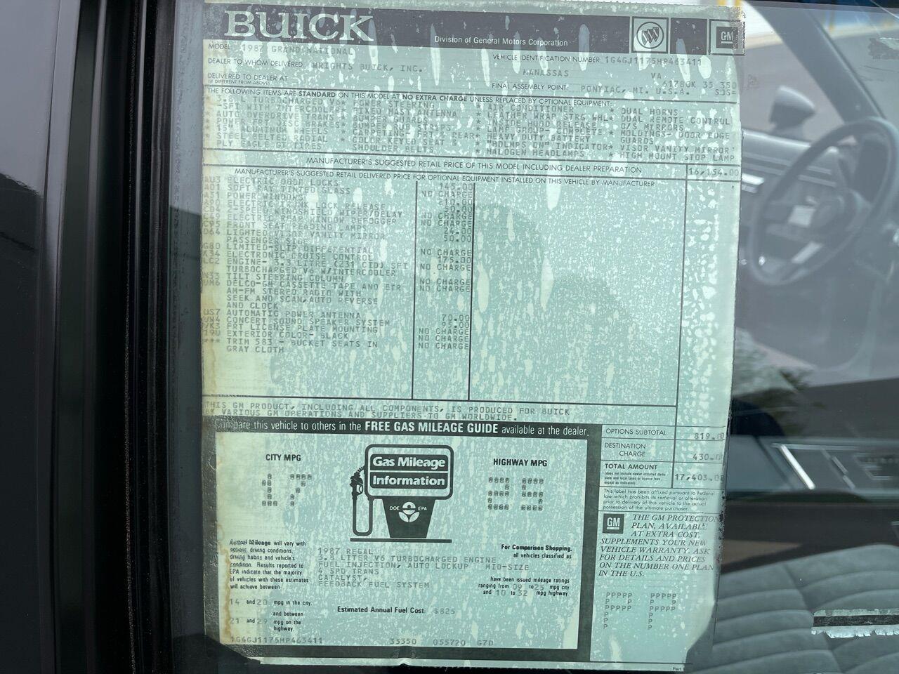 1987 Buick Regal for sale in Addison, IL – photo 28