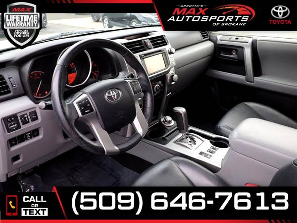 $386/mo - 2013 Toyota 4Runner Limited 4x4 LEATHER LOADED - LIFETIME... for sale in Spokane, WA – photo 2