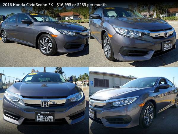 2017 Honda Civic Sedan LX FOR ONLY $249/mo! - cars & trucks - by... for sale in Vista, CA – photo 20