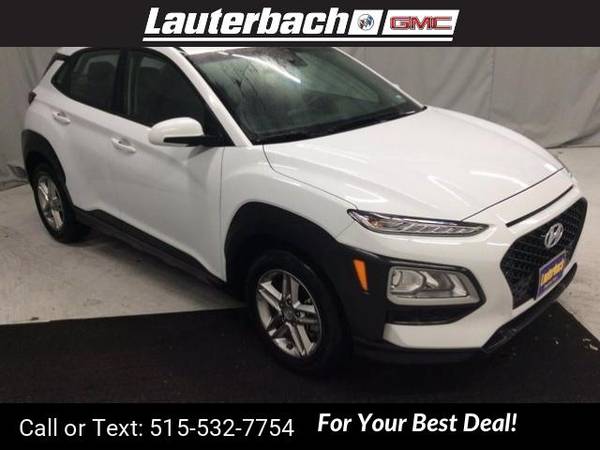 2019 Hyundai Kona SE suv White - - by dealer - vehicle for sale in Other, IA