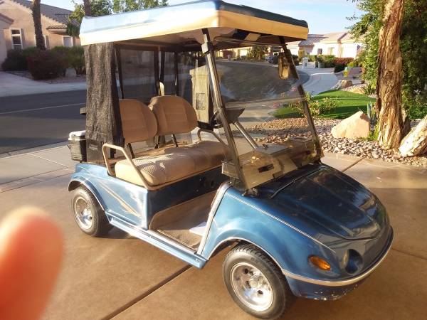 Golf Cart,,Club Car Custom ,,reduced 2 Seat 48 volt - cars & trucks... for sale in Palm Desert , CA