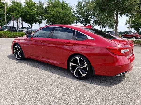 2019 Honda Accord Sport sedan San Marino Red - - by for sale in Clermont, FL – photo 6