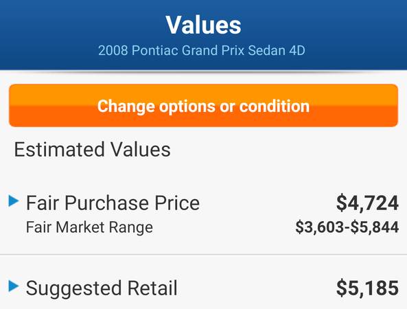 2008 Pontiac Grand Prix - low miles 110k miles - cars & trucks - by... for sale in Phoenix, AZ – photo 17