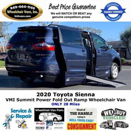 2020 Toyota Sienna LE Wheelchair Van VMI Summit - Power Fold Out Ra... for sale in LAGUNA HILLS, UT – photo 5