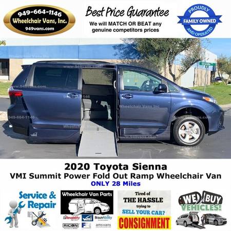 2020 Toyota Sienna LE Wheelchair Van VMI Summit - Power Fold Out Ra... for sale in LAGUNA HILLS, UT – photo 4