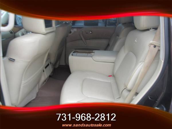 2012 INFINITI QX56 4X4, LEATHER, 3RD ROW SEATING, CAPTAIN CHAIRS, SUNR for sale in Lexington, TN – photo 8