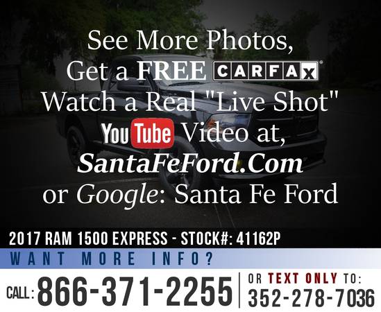 2017 RAM 1500 EXPRESS Camera, Bed Liner, Touchscreen - cars for sale in Alachua, FL – photo 7