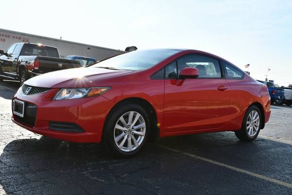 2012 Honda Civic EX-L coupe Rallye Red - cars & trucks - by dealer -... for sale in Oak Lawn, IL – photo 4