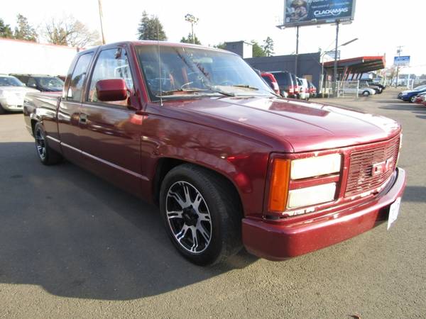 1991 GMC 1500 EXCAB RED 1 OWNER 4 3 V6 MANUAL RARE FIND ! - cars for sale in Milwaukie, OR – photo 3
