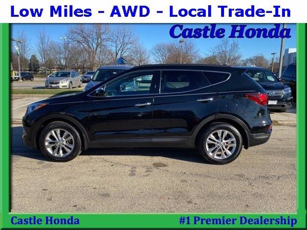 2018 Hyundai Santa Fe Sport suv Twilight Black - cars & trucks - by... for sale in Morton Grove, IL – photo 2