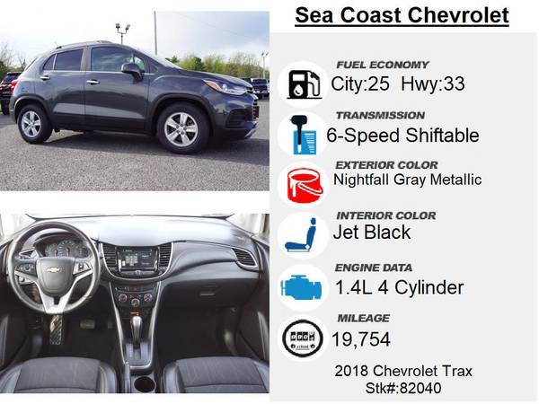2018 Chevrolet Chevy Trax LT - - by dealer - vehicle for sale in Ocean, NJ – photo 5