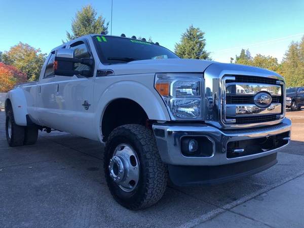 2011 Ford F-350 Super Duty Diesel 4WD F350 Lariat 4x4 4dr Crew Cab 8... for sale in Camas, OR – photo 7
