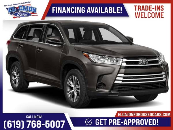 2019 Toyota Highlander LE FOR ONLY 479/mo! - - by for sale in Santee, CA – photo 6