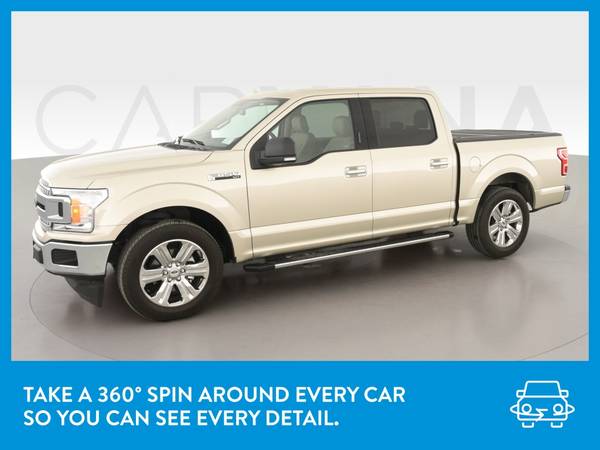2018 Ford F150 SuperCrew Cab XLT Pickup 4D 5 1/2 ft pickup Beige for sale in Waite Park, MN – photo 3