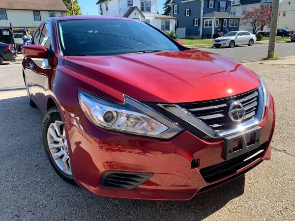 2016 Nissan Altima S 37k miles Red/blk Clean title Paid off cash deal for sale in Baldwin, NY
