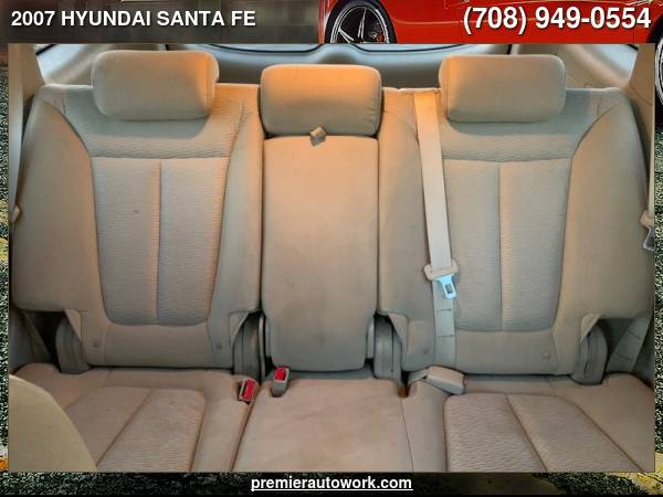2007 HYUNDAI SANTA FE GLS - - by dealer - vehicle for sale in Alsip, IL – photo 22