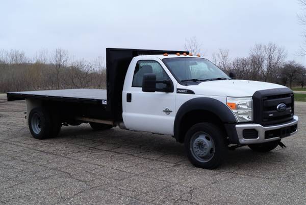 2014 Ford F550 XL - 14ft Flatbed - 4WD 6 7L V8 Power Stroke (B52698) for sale in Dassel, MN – photo 2