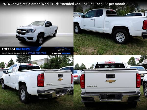 2016 Chevrolet *Colorado* *Work* *Truck* *Extended* *Cab* for ONLY... for sale in Chelsea, MI – photo 16