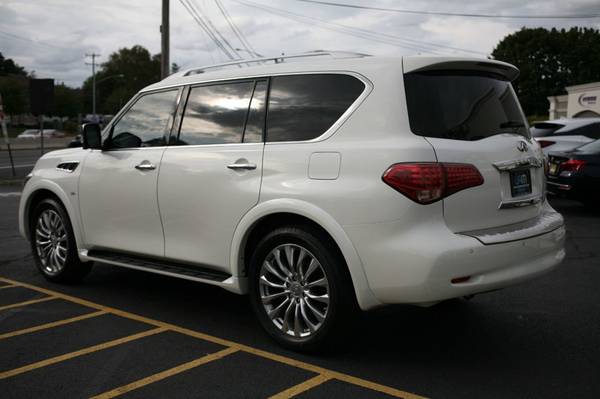 2016 *INFINITI* *QX80* *4WD 4dr* Majestic White for sale in south amboy, NJ – photo 3