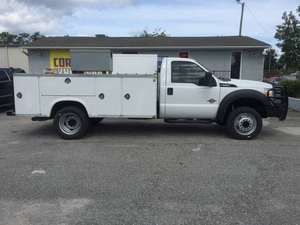 2015 FORD F550 REGULAR CAB 4X4 11' UTILITY BODY DIESEL DUALLY - cars... for sale in Wilmington, NC – photo 6