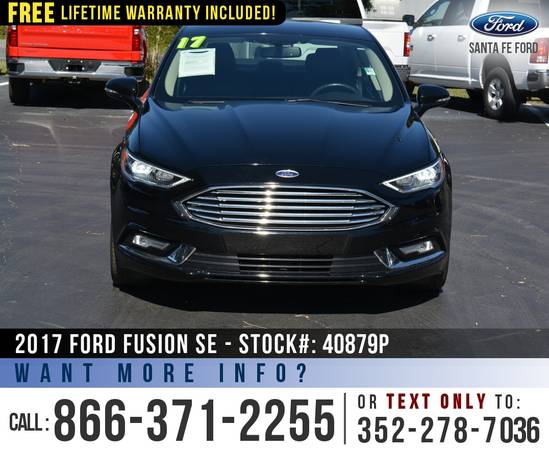 *** 2017 FORD FUSION SE *** Backup Camera - Ecoboost - Bluetooth -... for sale in Alachua, FL – photo 2