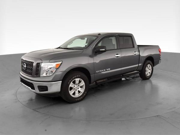 2019 Nissan Titan Crew Cab SV Pickup 4D 5 1/2 ft pickup Gray -... for sale in Albuquerque, NM – photo 3