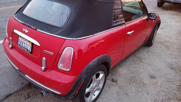 2006 Mini Cooper Convertible 4 cyl auto - cars & trucks - by owner -... for sale in Morro Bay, CA – photo 2