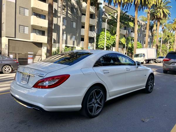 White 2012 Mercedes CLS550 AMG for sale in Van Nuys, CA – photo 6