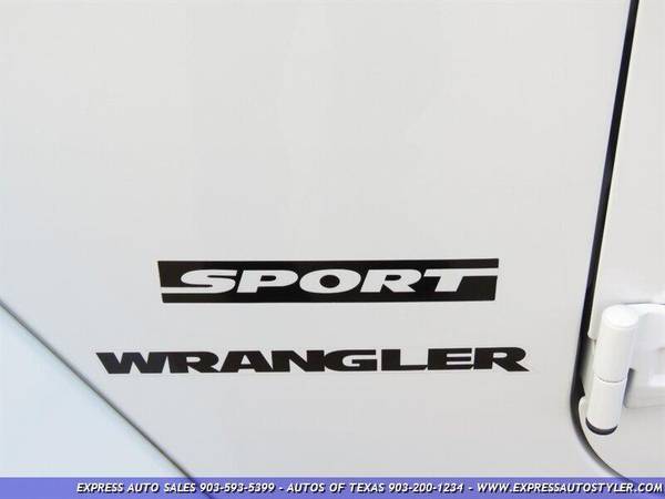 2013 Jeep Wrangler Sport 4x4 Sport 2dr SUV - - by for sale in Tyler, TX – photo 11