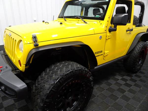 2011 Jeep Wrangler 4WD 2dr Sport hatchback Yellow - cars & trucks -... for sale in Branson West, MO – photo 11
