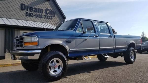 1994 Ford F350 Crew Cab Diesel 4x4 Long Bed for sale in Portland, OR