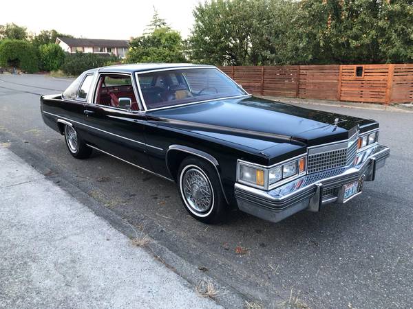 1979 Cadillac coupe DeVille black runs and drives for sale in Seattle, WA – photo 2