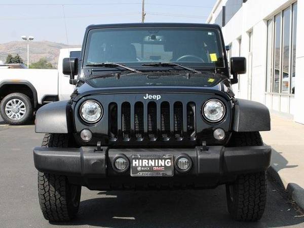 2018 Jeep Wrangler JK Unlimited Rubicon suv Black Clearcoat - cars &... for sale in Pocatello, ID – photo 2