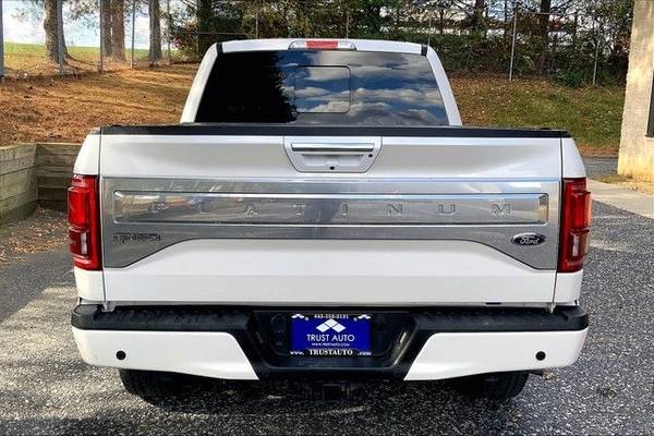 2015 Ford F150 SuperCrew Cab Platinum Pickup 4D 5 1/2 ft Pickup -... for sale in Finksburg, VA – photo 5