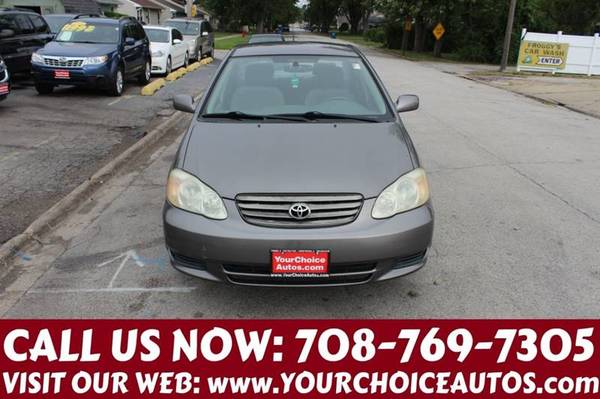 *2003* *TOYOTA COROLLA LE* 1OWNER 4CYLINDER GAS SAVER CD KEYLES 111549 for sale in posen, IL – photo 2